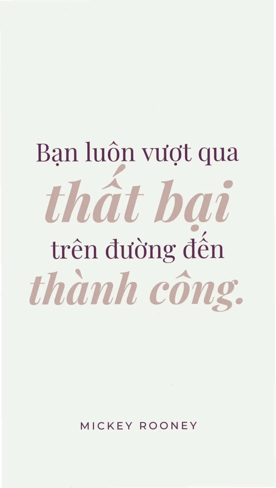Hình nền điện thoại basic tông tím hồng với trích dẫn ý nghĩa