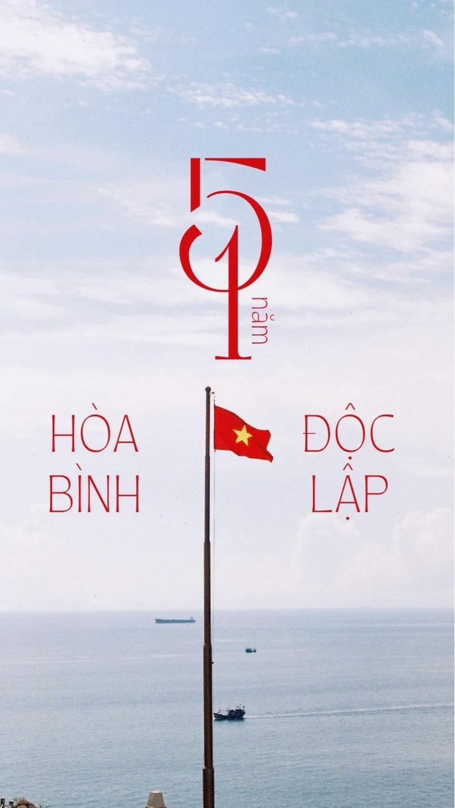 Hình nền điện thoại đỏ đơn giản hình ảnh cột cờ