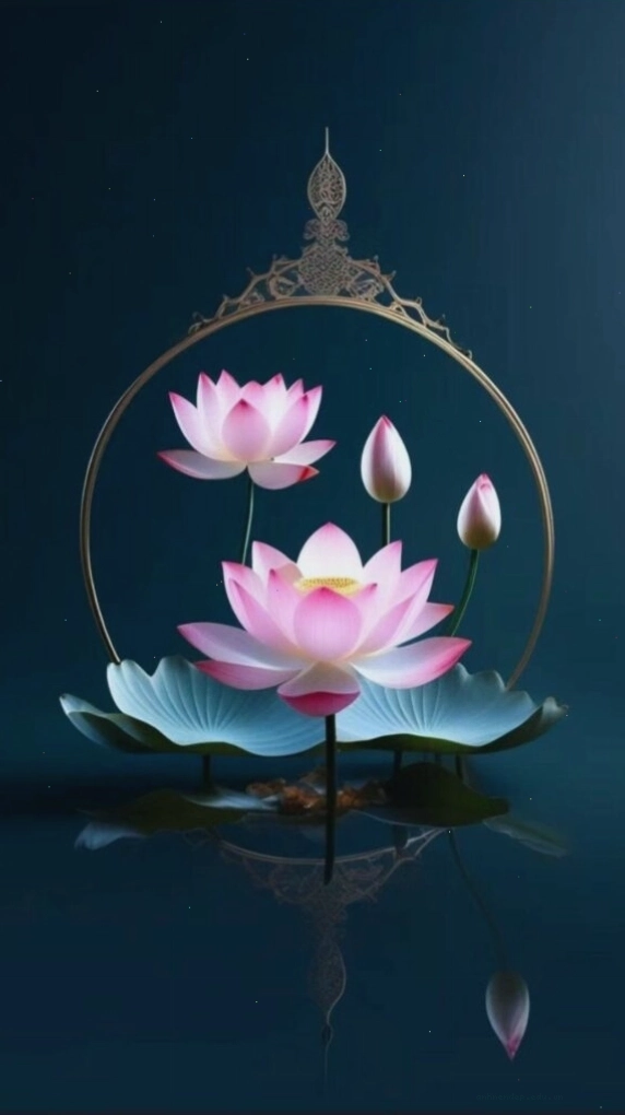 Hình nền hoa sen trắng đen với vẻ đẹp thanh khiết và tĩnh lặng