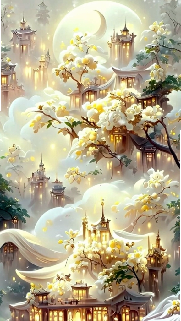 Hình nền lâu đài vàng ngọc