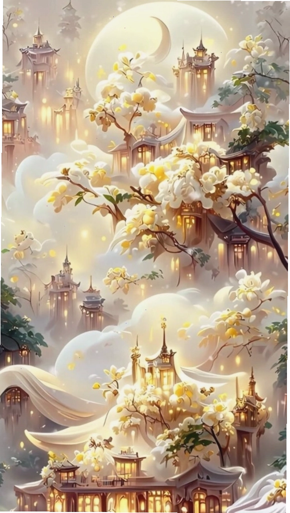 Hình nền lâu đài vàng ngọc cho máy tính