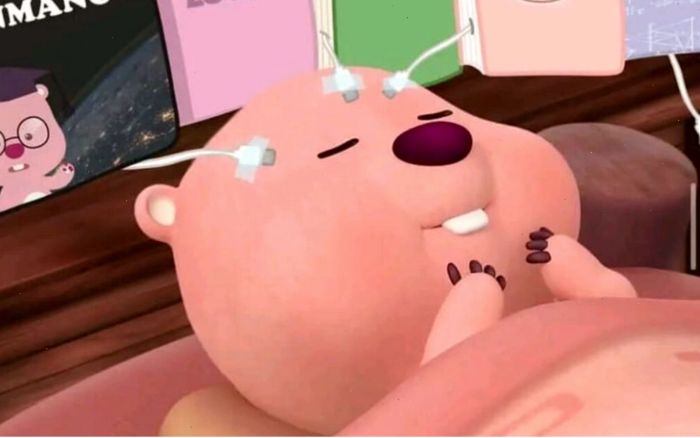 Hình nền Loopy meme với biểu cảm hài hước và tinh nghịch