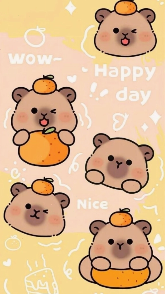 Hình nền máy tính chibi dễ thương với chú mèo cầm bảng chữ