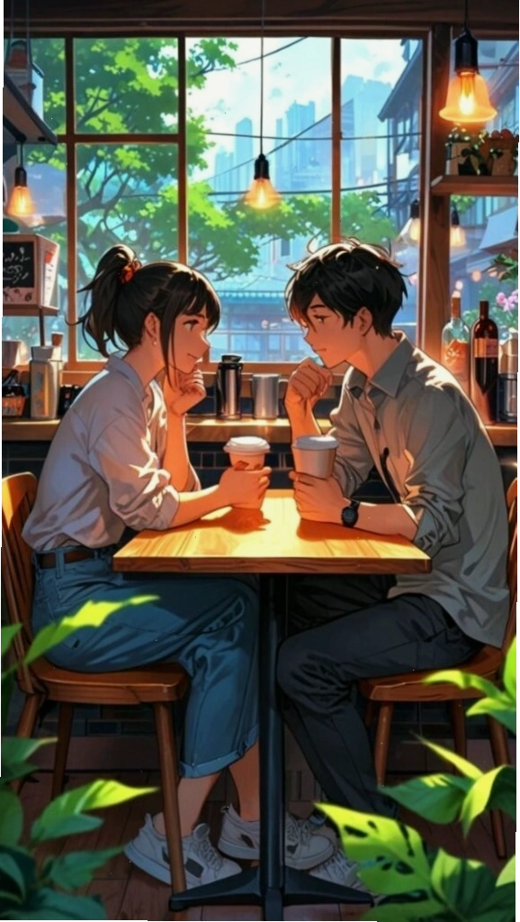 Hình nền máy tính chill với họa tiết nhẹ nhàng, màu sắc dịu mắt