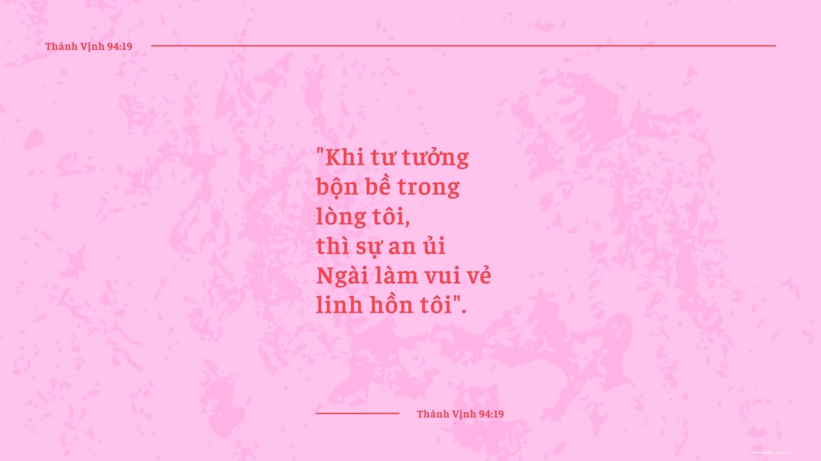 Hình nền máy tính Kitô giáo với gam màu đen và hồng nhạt, có kết cấu và in đậm