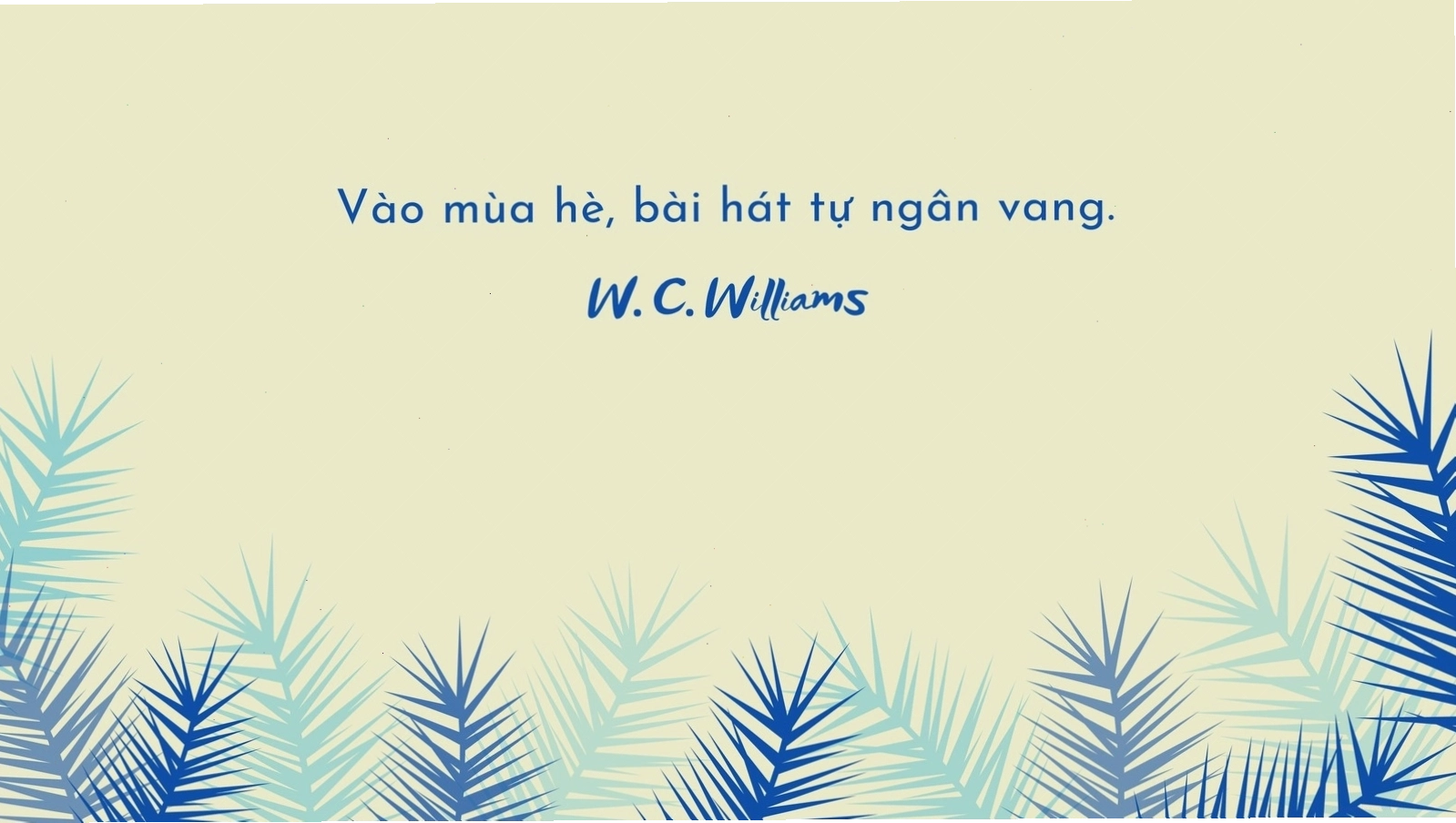 Hình nền máy tính với cây cọ và lá nhiệt đới