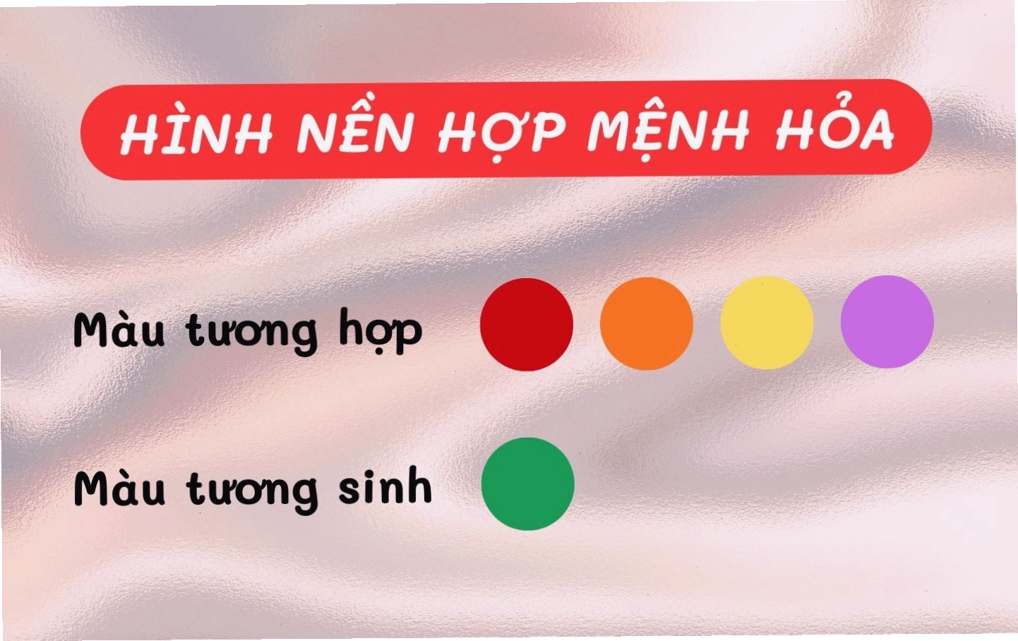 Hình nền mệnh Hỏa hợp màu gì và các biểu tượng may mắn