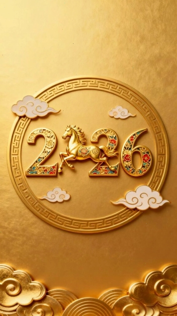Hình nền mệnh Thổ sắc vàng lan tỏa bình an và năng lượng thịnh vượng năm 2026