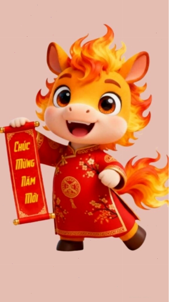 Hình nền Ngựa lửa rước Tài Lộc
