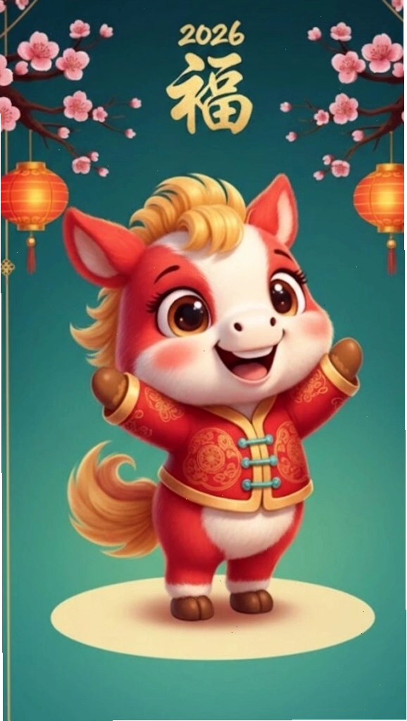 Hình nền Ngựa thần chúc Phúc
