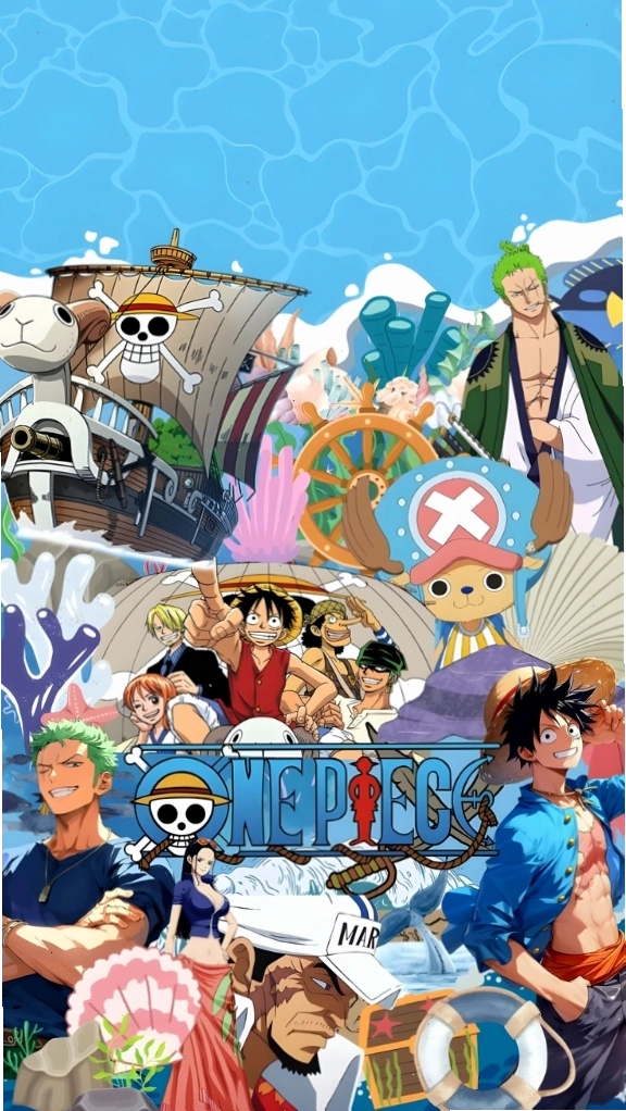 Hình nền One Piece cực sắc nét với các chi tiết rõ ràng