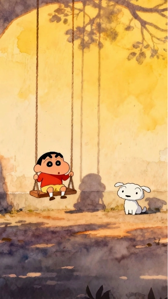 Hình nền Shin Chan cute cho điện thoại với biểu cảm tinh nghịch