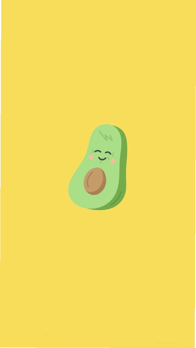 Hình nền trái bơ cute ghép đôi
