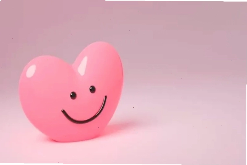 Hình nền trái tim 3D với hiệu ứng tan chảy độc đáo