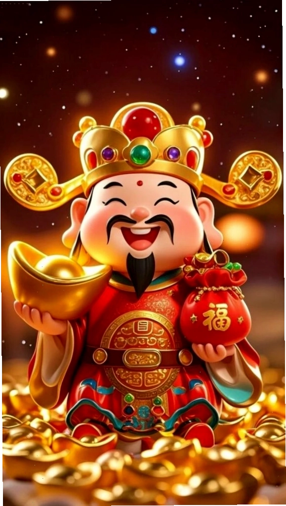 Hình nền trừu tượng với họa tiết đồng tiền may mắn