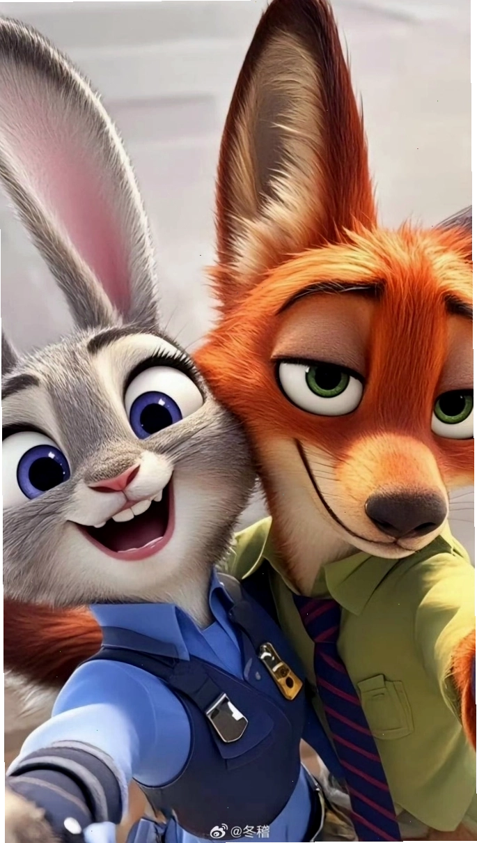 Hình nền Zootopia cho điện thoại với hai nhân vật chính