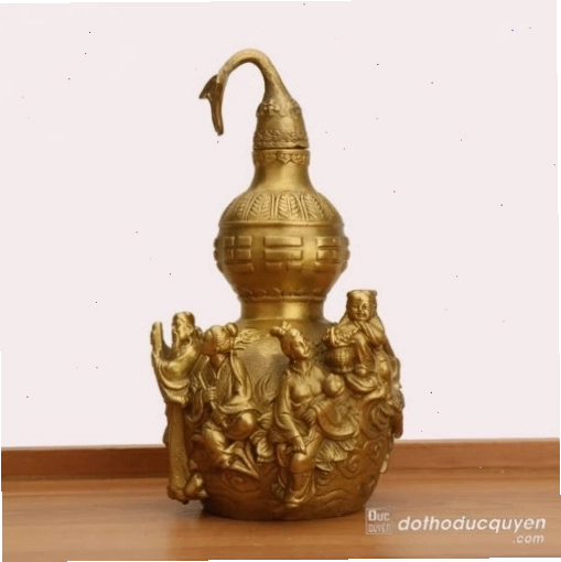 Hồ lô đồng bát tiên bằng đồng