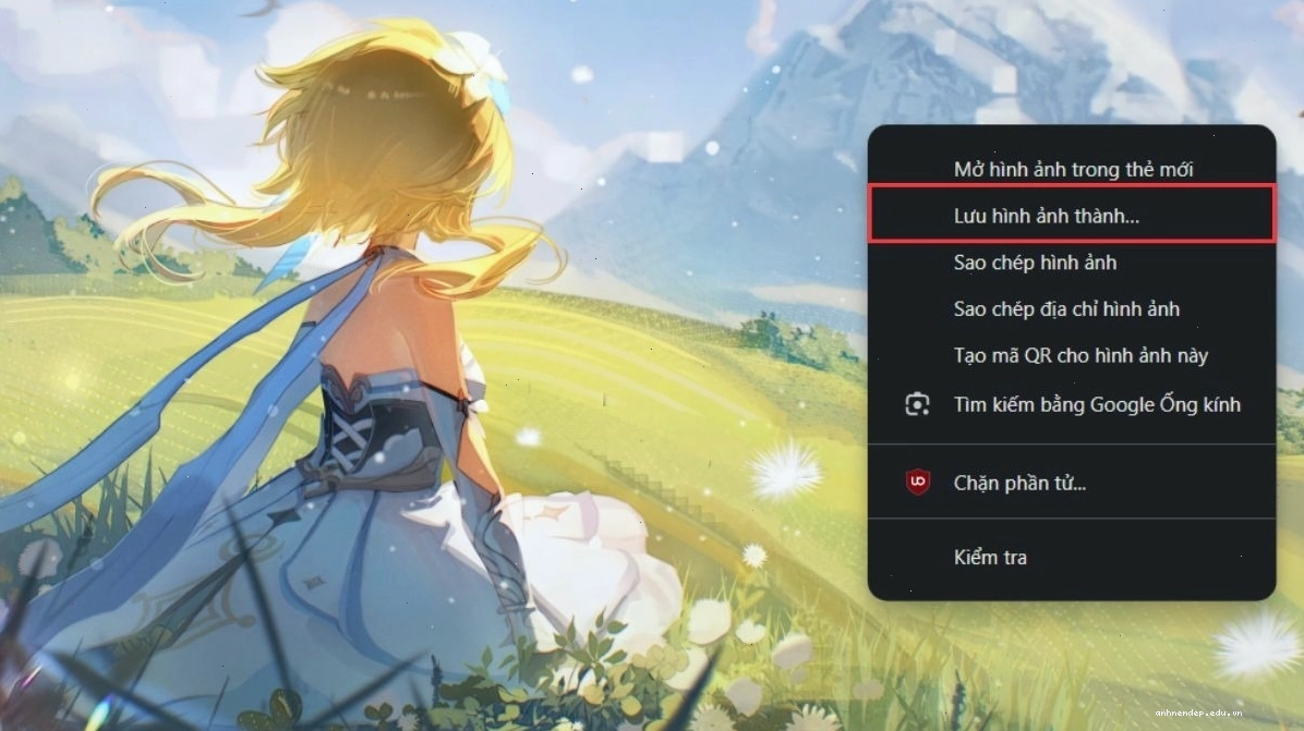 Hướng dẫn tải hình nền anime về máy tính nhanh chóng