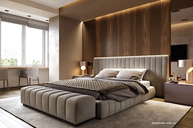 Kê giường ngủ cân đối hai bên