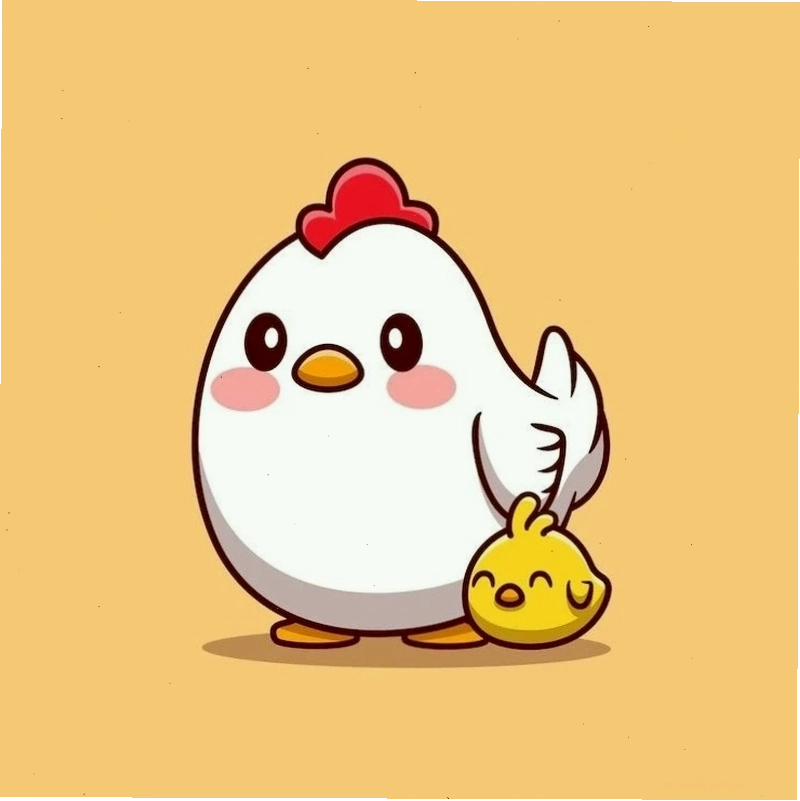 Làm đẹp màn hình với hình nền gà con chibi