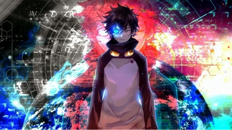 Màn hình mạnh mẽ cùng hình nền anime ngầu nam với phong thái lạnh lùng