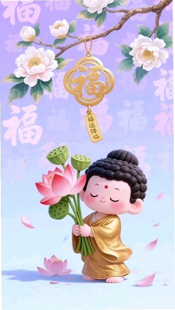 Nguyện cầu bình an với hình ảnh hoa sen