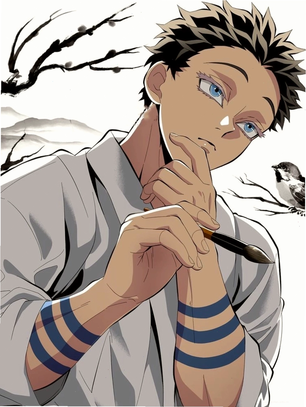Phong cách ngầu lòi của Akaza trong Kimetsu no Yaiba