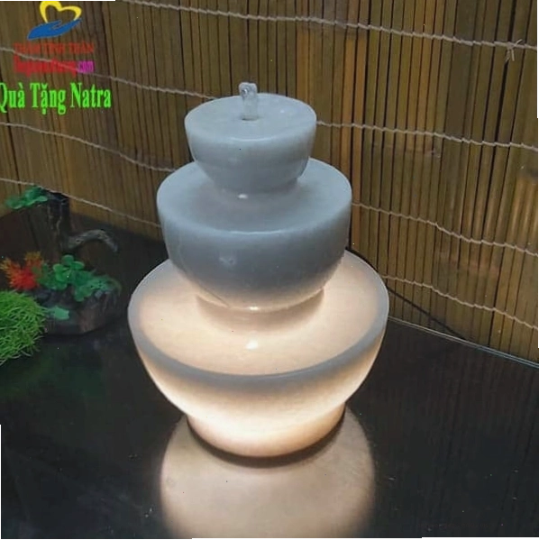 Phong thủy luân bằng đá cẩm thạch trắng