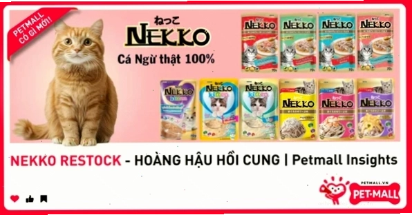 Sản phẩm pate Nekko dành cho mèo chất lượng cao