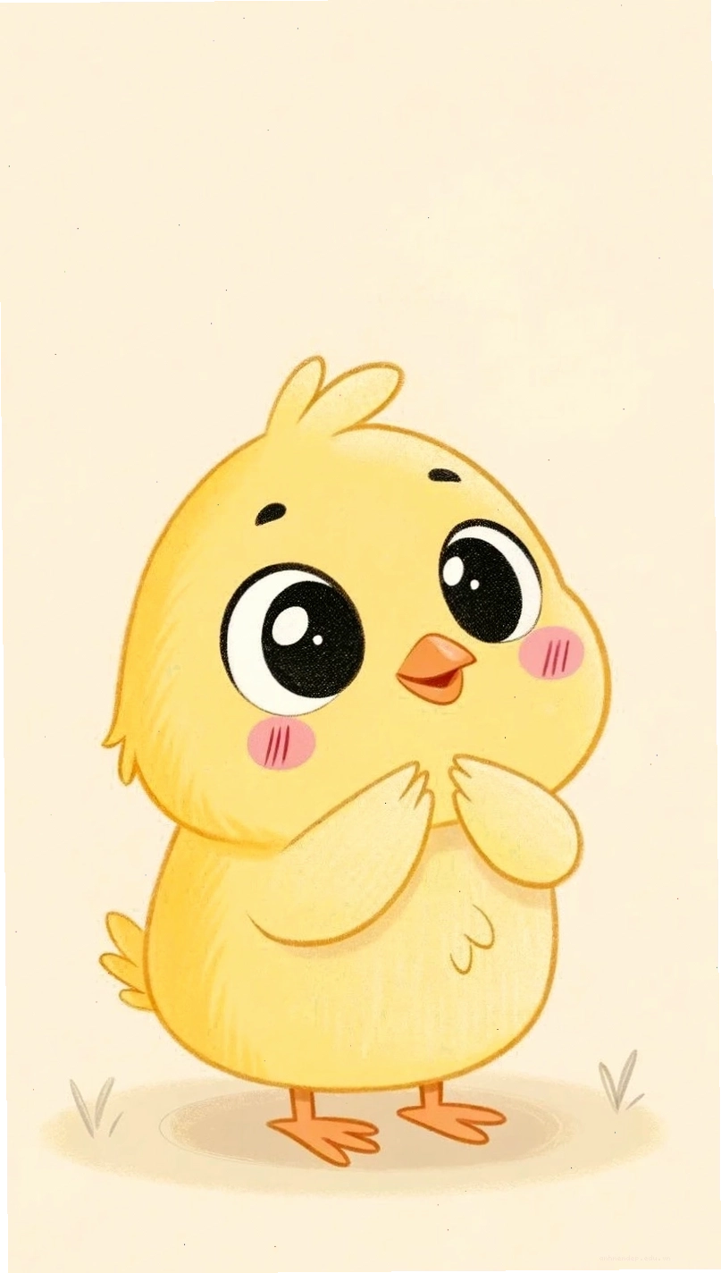 Tải về ngay gà con chibi