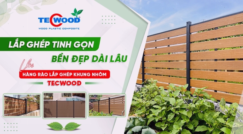Thanh lam gỗ nhựa dùng làm vách ngăn hoặc che nắng