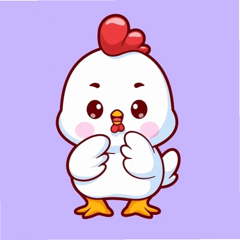 Trang trí điện thoại với hình nền gà con chibi