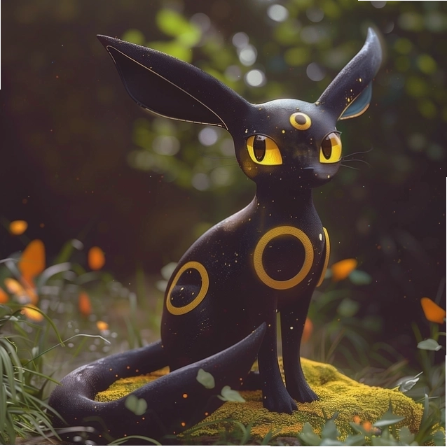 Umbreon, một Pokemon có phong thái bí ẩn và ngầu