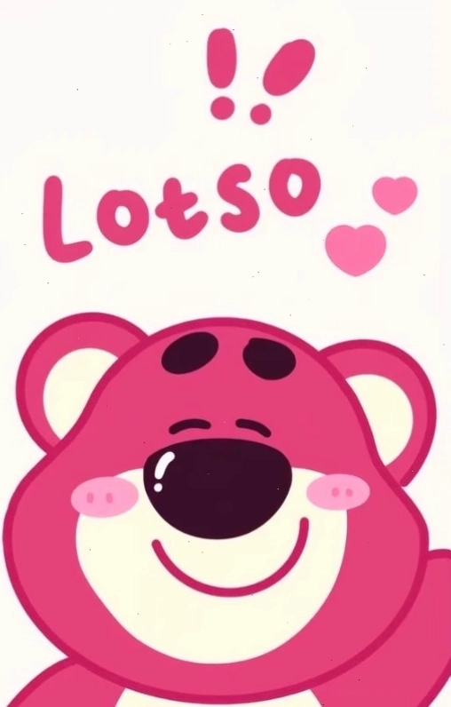 Wallpaper gấu dâu cười cute cho điện thoại