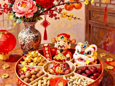 95+ Ảnh bánh mứt kẹo tạo điểm nhấn cho không gian tết