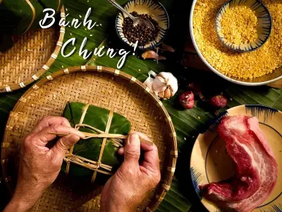 32+ bức ảnh gói bánh chưng ngày Tết sum vầy và ấm áp nhất