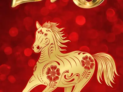 99+ Hình nền ngựa vàng thần tài 2026 rước lộc vào nhà