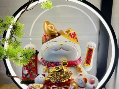 Top 88+ bộ ảnh mèo thần tài chất lượng cao thu hút tiền tài
