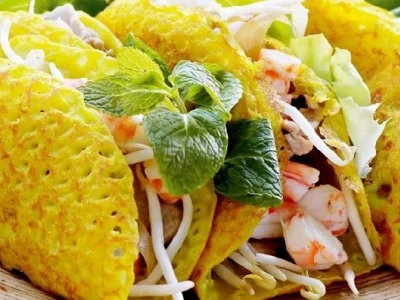 Bí quyết thực hiện công thức bánh xèo giòn rụm chuẩn vị ba miền