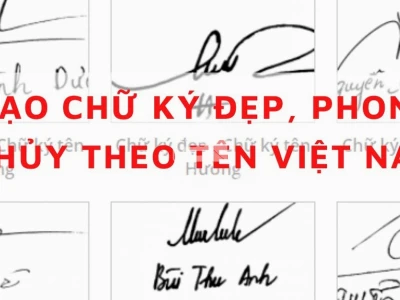 Chữ ký đẹp phong thủy: Bí quyết thu hút tài lộc và may mắn 2026