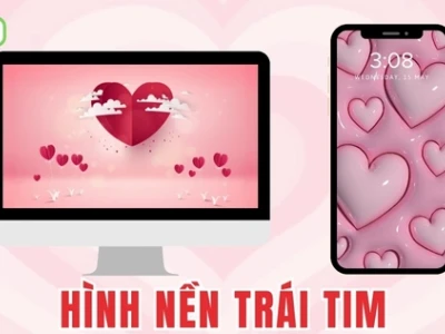 Khám phá 50+ mẫu hình nền trái tim 3D lãng mạn và độc đáo nhất 2026