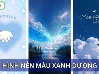 Khám phá thế giới hình nền cute màu xanh dương