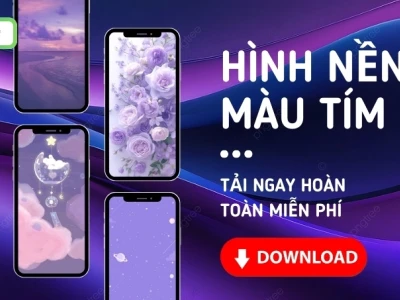 Khám phá vẻ đẹp tinh tế: Hình nền hoa màu tím đầy mê hoặc