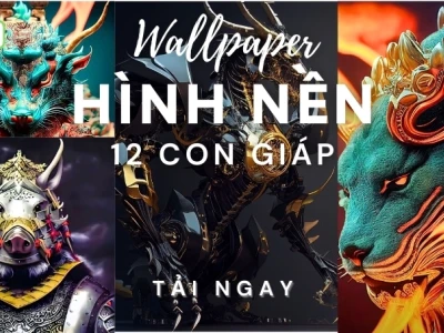 Tuyển chọn Hình Nền 12 Con Giáp Cute Cho Năm 2026 Đầy May Mắn