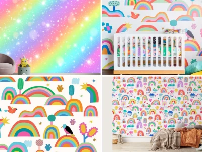 Inspiring Kids Rainbow Wallpaper for Cheerful Room Designs in 2026